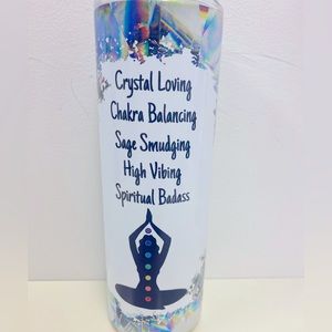 Yoga inspired tumbler